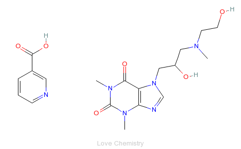 CAS:437-74-1_烟酸占替诺的分子结构