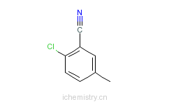 CAS:4387-32-0_2-氯-5-甲基苯腈的分子结构