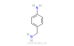 CAS:4403-71-8_4-氨基苄胺的分子结构