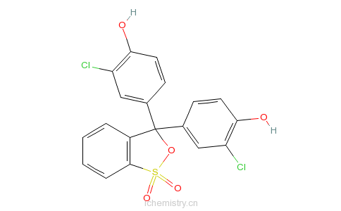 CAS:4430-20-0_氯酚红的分子结构