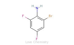 CAS:444-14-4_2-溴-4,6-二氟苯胺的分子结构