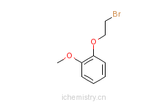 CAS:4463-59-6_2-(2-溴乙氧基)茴香醚的分子结构