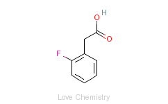 CAS:451-82-1_2-氟苯乙酸的分子结构