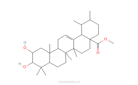 CAS:4518-70-1_科罗索酸甲酯的分子结构