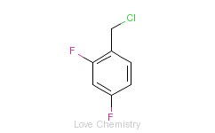 CAS:452-07-3_2,4-二氟氯苄的分子结构