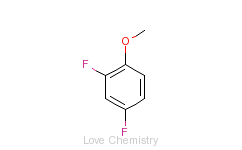 CAS:452-10-8_2,4-二氟苯甲醚的分子结构