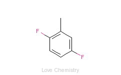 CAS:452-67-5_2,5-二氟甲苯的分子结构