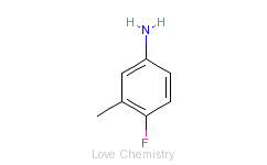 CAS:452-69-7_2-氟-5-氨基甲苯的分子结构