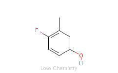 CAS:452-70-0_4-氟-3-甲基苯酚的分子结构