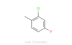 CAS:452-73-3_2-氯-4-氟甲苯的分子结构
