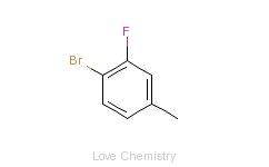 CAS:452-74-4_4-溴-3-氟甲苯的分子结构