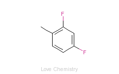 CAS:452-76-6_2,4-二氟甲苯的分子结构