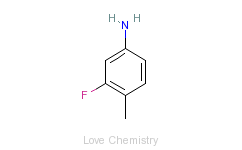 CAS:452-77-7_3-氟-4-甲基苯胺的分子结构