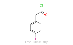 CAS:459-04-1_对氟苯乙酰氯的分子结构