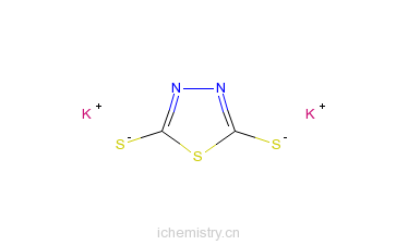 CAS:4628-94-8_2,5-二巯基-1,3,4-三唑二钾盐的分子结构