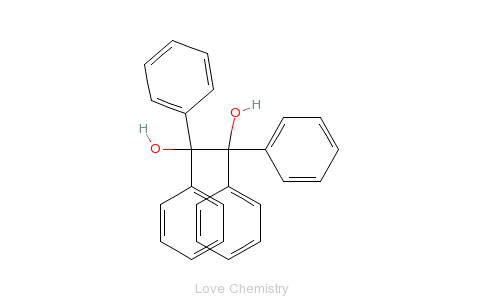CAS:464-72-2_苯频哪醇的分子结构