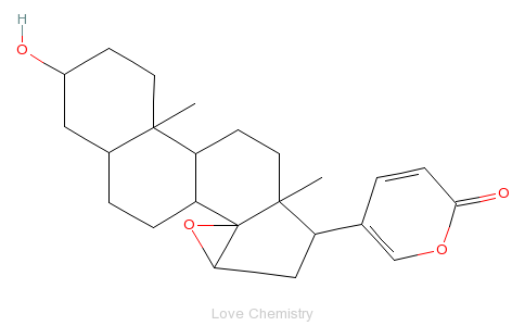 CAS:465-39-4_蟾力苏的分子结构