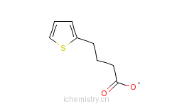 CAS:4653-11-6_4-(2-噻吩)丁酸的分子结构