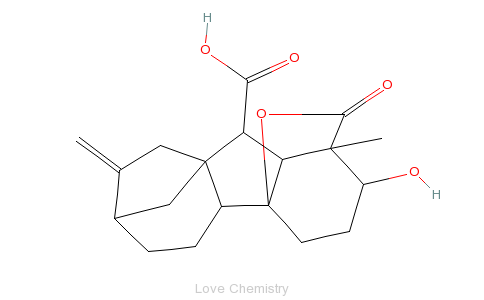 CAS:468-44-0_赤霉素A4的分子结构