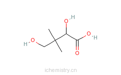 CAS:470-29-1_2,4-二羟基-3,3-二甲基丁酸的分子结构