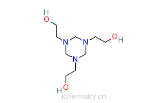 CAS:4719-04-4_羟乙基六氢均三嗪的分子结构