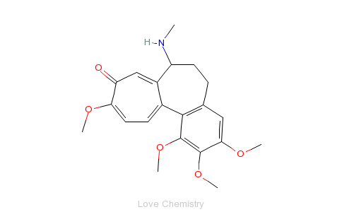 CAS:477-30-5_脱羰秋水仙碱的分子结构