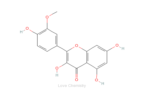 CAS:480-19-3_异鼠李素的分子结构