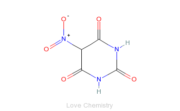 CAS:480-68-2_5-硝基巴比土酸的分子结构