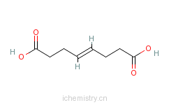 CAS:48059-97-8_(E)-辛-4-烯-1,8-二酸的分子结构