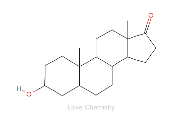 CAS:481-29-8_表雄酮的分子结构