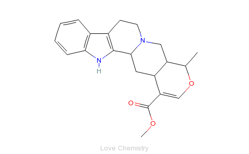 CAS:483-04-5_萝巴新的分子结构