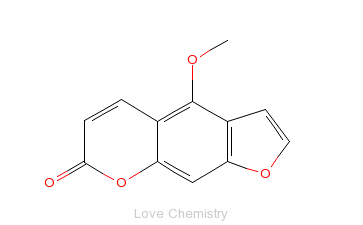 CAS:484-20-8_佛手苷内酯的分子结构