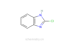 CAS:4857-06-1_2-氯苯并咪唑的分子结构