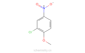 CAS:4920-79-0_2-氯-4-硝基苯甲醚的分子结构