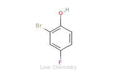 CAS:496-69-5_2-溴-4-氟苯酚的分子结构