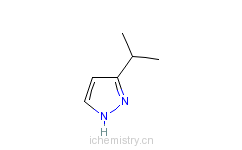 CAS:49633-25-2_3-异丙基吡唑的分子结构