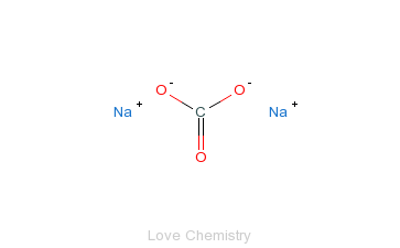 CAS:497-19-8_碳酸钠的分子结构