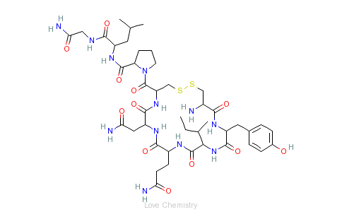 CAS:50-56-6_缩宫素的分子结构