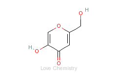 CAS:501-30-4_曲酸的分子结构