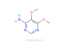 CAS:5018-45-1_4-氨基-5,6-二甲氧基嘧啶的分子结构