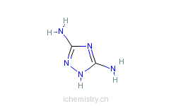 CAS:503-88-8_3,5-二氨基-1,2,4-三氮唑的分子结构