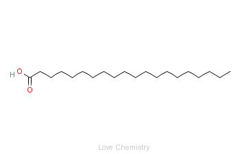 CAS:506-30-9_二十酸的分子结构