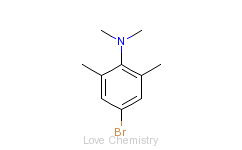 CAS:50638-54-5_4-溴-N,N,2,6-四甲基苯胺的分子结构