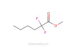 CAS:50889-47-9_2,2-二氟己酸甲酯的分子结构
