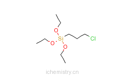 CAS:5089-70-3_3-氯丙基三乙氧基硅烷的分子结构