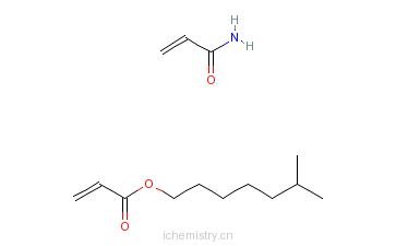 CAS:50922-82-2_2-丙烯酸异辛酯与2-丙烯酰胺的聚合物的分子结构