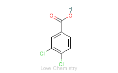 CAS:51-44-5_3,4-二氯苯甲酸的分子结构