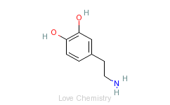 CAS:51-61-6_多巴胺的分子结构
