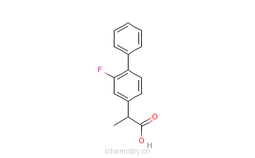 CAS:5104-49-4_氟比洛芬的分子结构