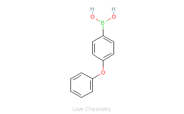 CAS:51067-38-0_4-苯氧基苯硼酸的分子结构